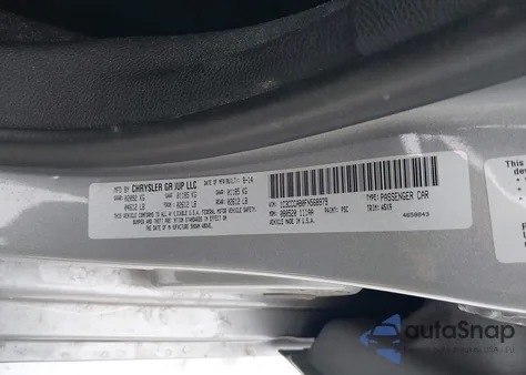 2015 Chrysler 200 Limited из США, поврежденный, VIN 1C3CCCAB0FN568979